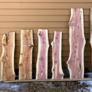 Red Cedar Slabs | Hurst Carpentry co Product catalog